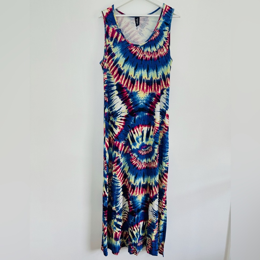 Swimsuits For All Tie Dye Print Dress